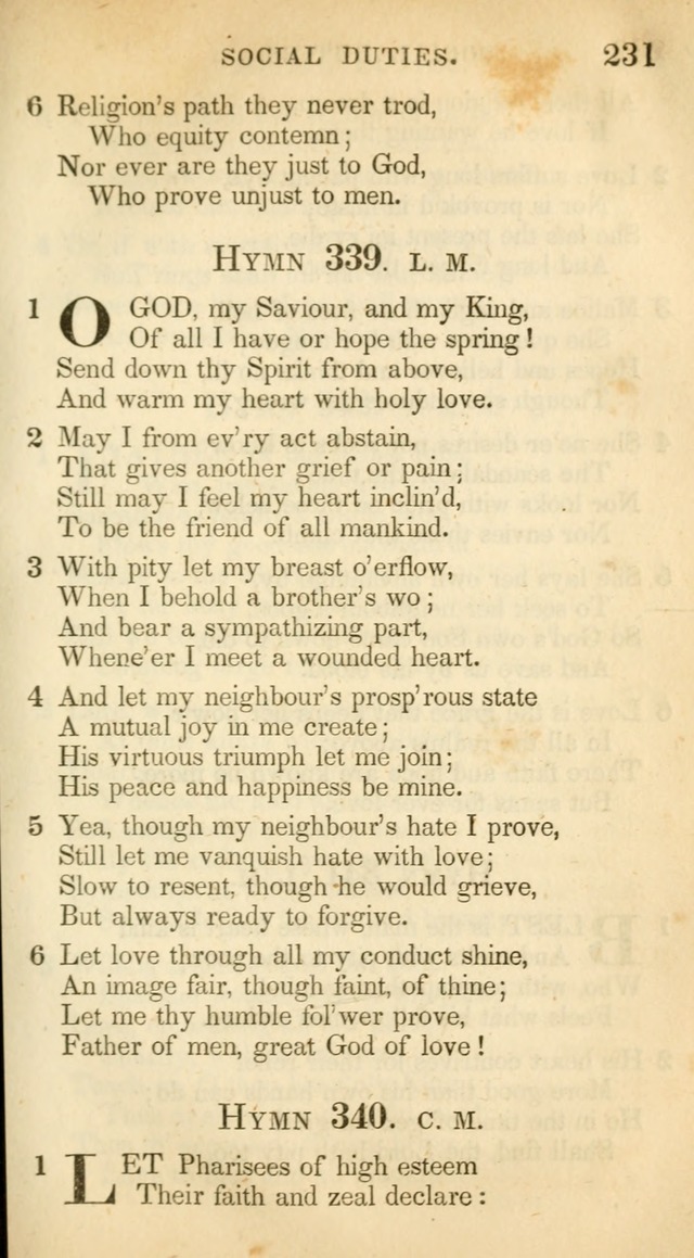 A Collection of Hymns and a Liturgy: for the use of Evangelical Lutheran Churches, to which are added prayers for families and individuals (New and Enl. Stereotype Ed.) page 231