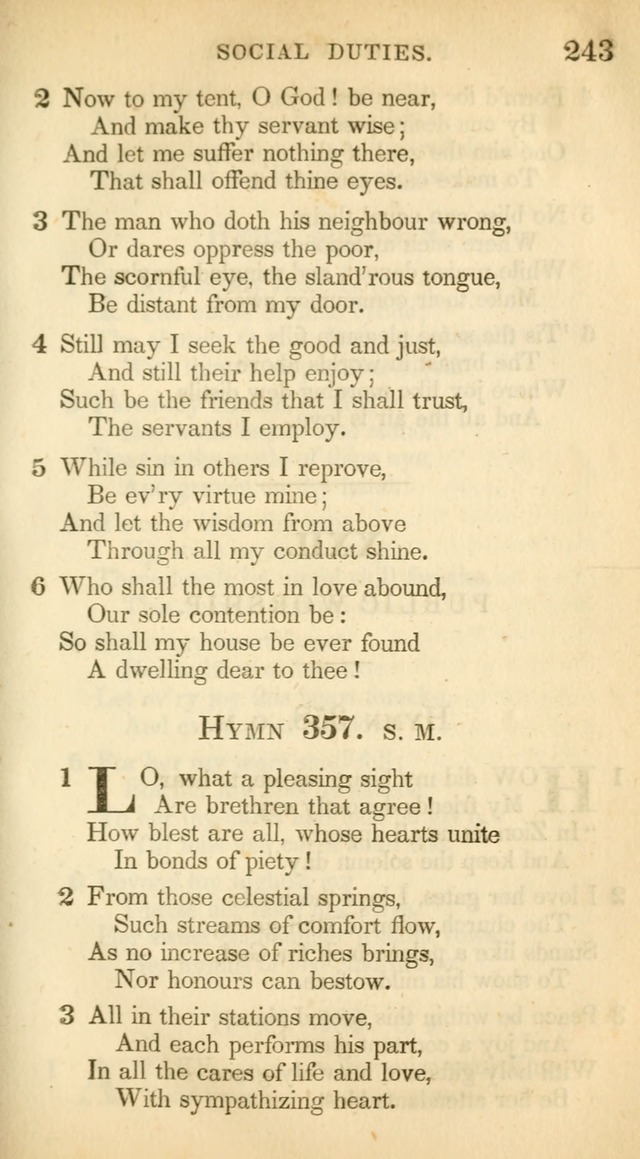 A Collection of Hymns and a Liturgy: for the use of Evangelical Lutheran Churches, to which are added prayers for families and individuals (New and Enl. Stereotype Ed.) page 243