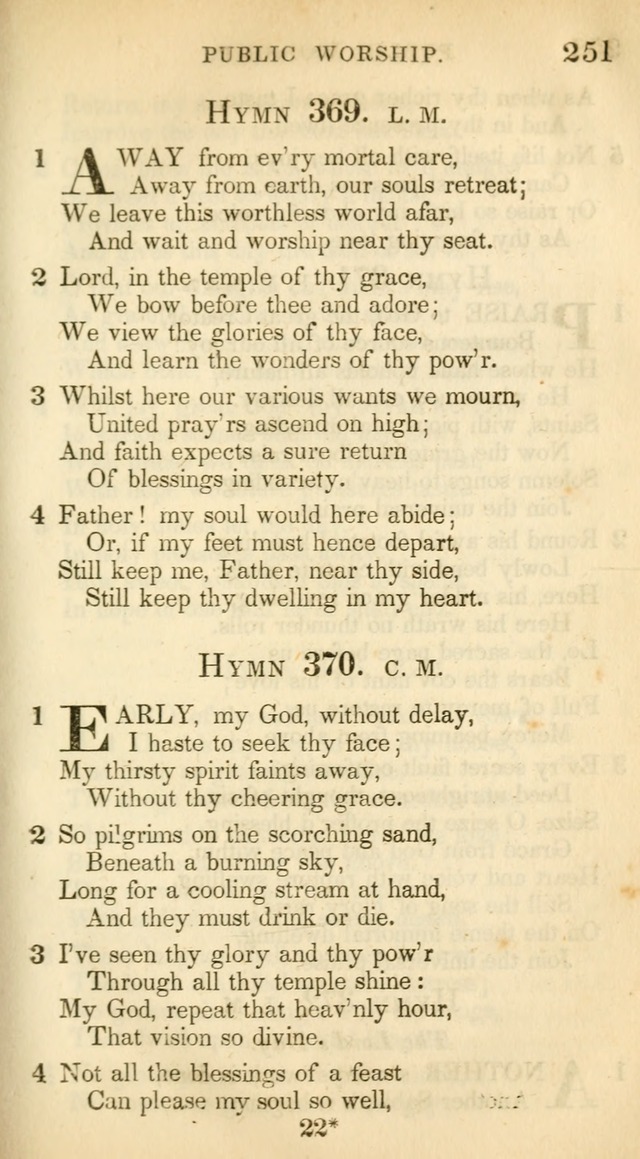 A Collection of Hymns and a Liturgy: for the use of Evangelical Lutheran Churches, to which are added prayers for families and individuals (New and Enl. Stereotype Ed.) page 251