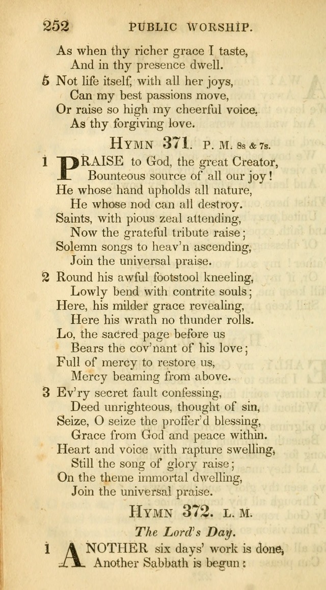 A Collection of Hymns and a Liturgy: for the use of Evangelical Lutheran Churches, to which are added prayers for families and individuals (New and Enl. Stereotype Ed.) page 252