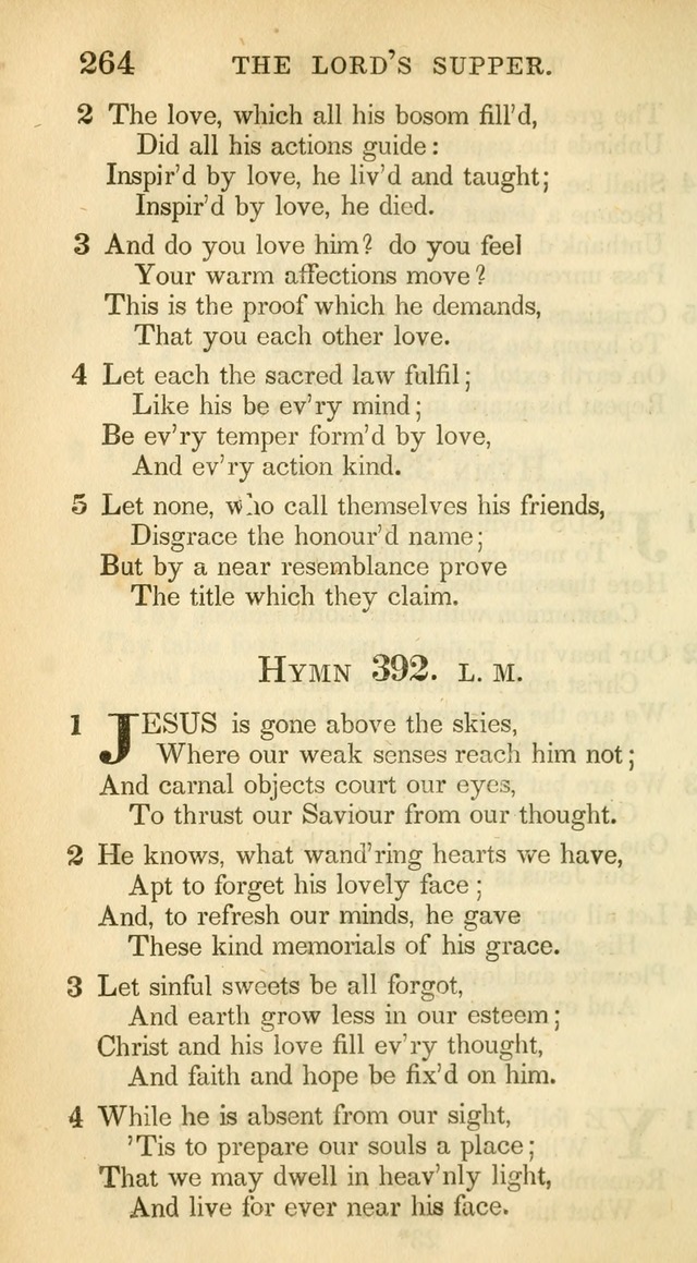 A Collection of Hymns and a Liturgy: for the use of Evangelical Lutheran Churches, to which are added prayers for families and individuals (New and Enl. Stereotype Ed.) page 264