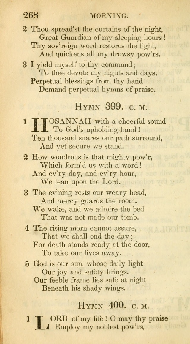 A Collection of Hymns and a Liturgy: for the use of Evangelical Lutheran Churches, to which are added prayers for families and individuals (New and Enl. Stereotype Ed.) page 268