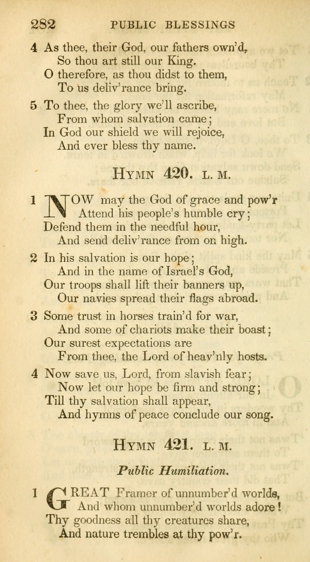 A Collection of Hymns and a Liturgy: for the use of Evangelical Lutheran Churches, to which are added prayers for families and individuals (New and Enl. Stereotype Ed.) page 282