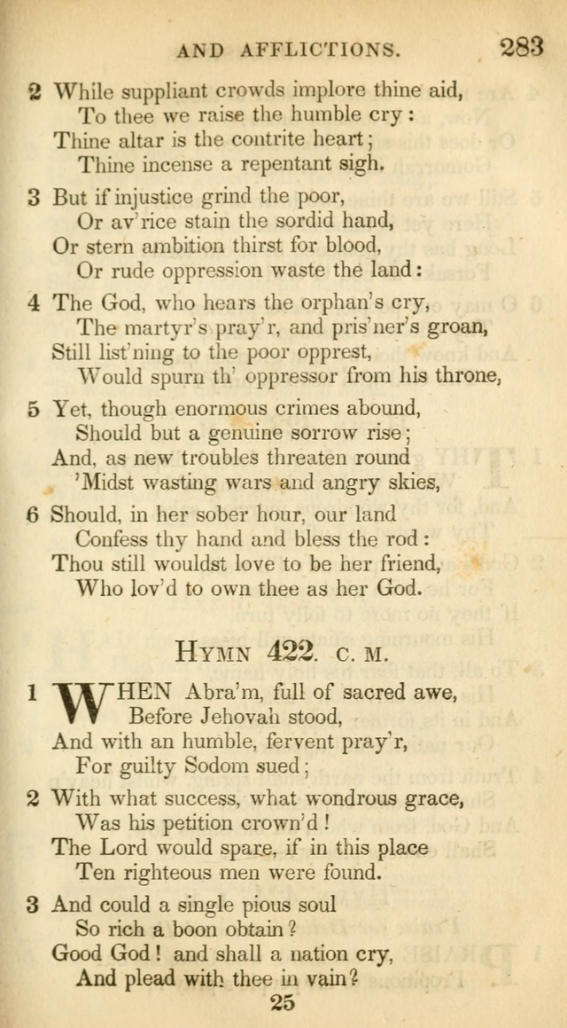 A Collection of Hymns and a Liturgy: for the use of Evangelical Lutheran Churches, to which are added prayers for families and individuals (New and Enl. Stereotype Ed.) page 283