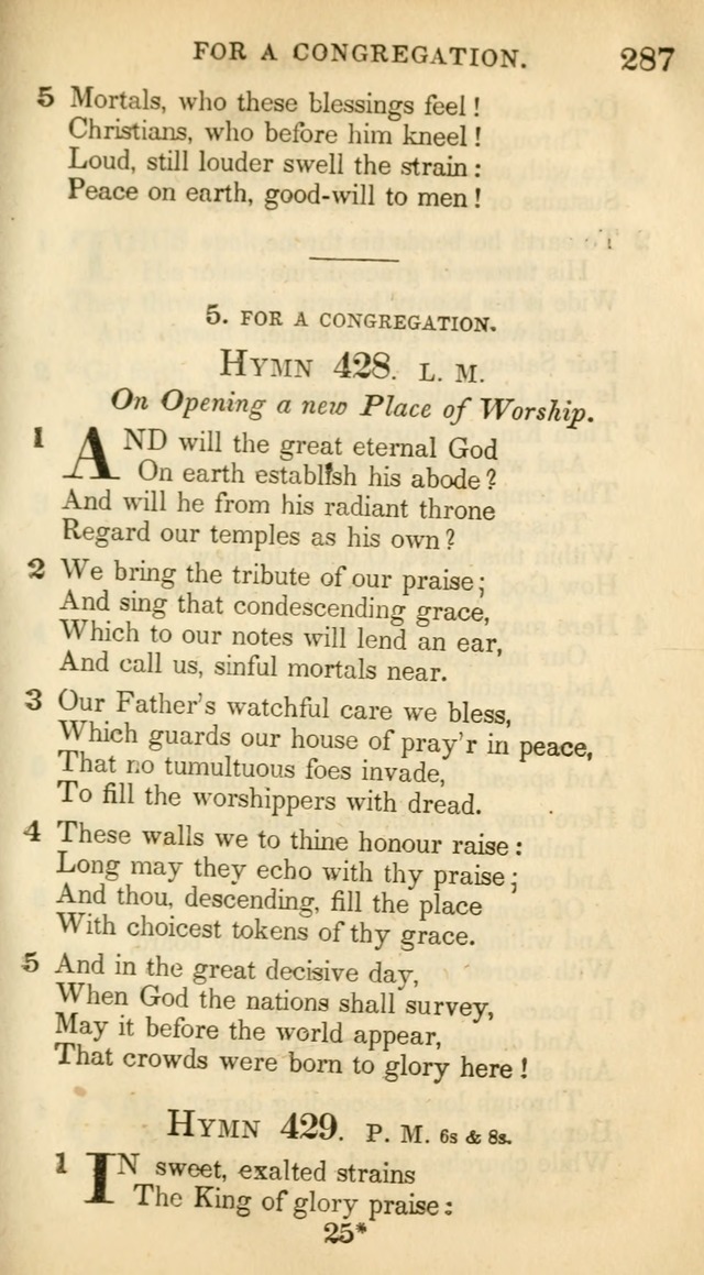 A Collection of Hymns and a Liturgy: for the use of Evangelical Lutheran Churches, to which are added prayers for families and individuals (New and Enl. Stereotype Ed.) page 287