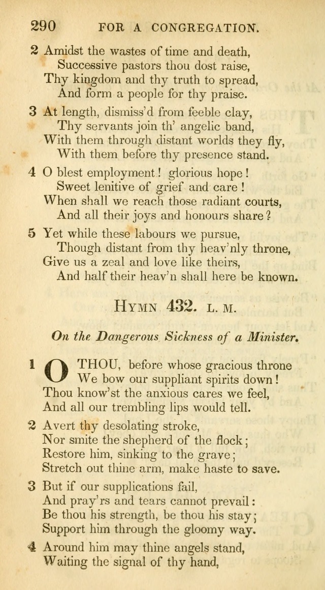 A Collection of Hymns and a Liturgy: for the use of Evangelical Lutheran Churches, to which are added prayers for families and individuals (New and Enl. Stereotype Ed.) page 290