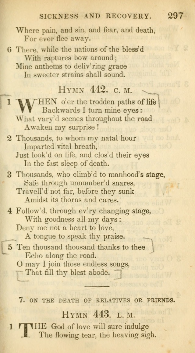 A Collection of Hymns and a Liturgy: for the use of Evangelical Lutheran Churches, to which are added prayers for families and individuals (New and Enl. Stereotype Ed.) page 297