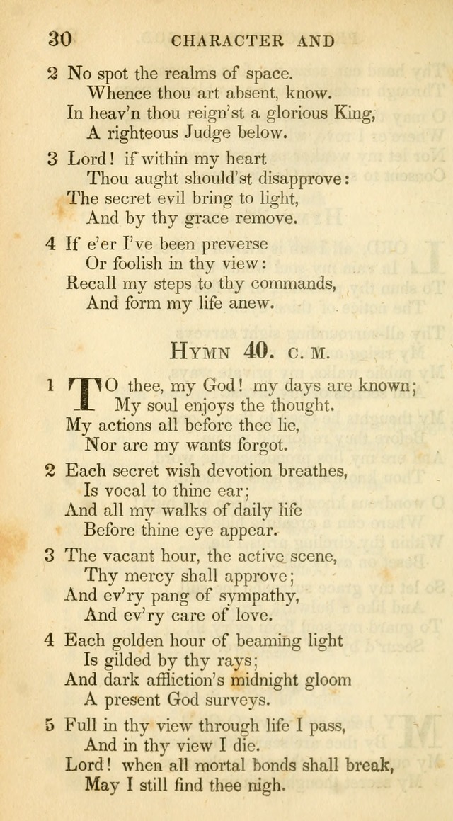 A Collection of Hymns and a Liturgy: for the use of Evangelical Lutheran Churches, to which are added prayers for families and individuals (New and Enl. Stereotype Ed.) page 30