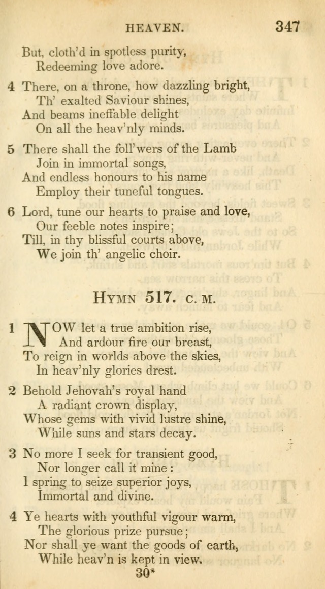 A Collection of Hymns and a Liturgy: for the use of Evangelical Lutheran Churches, to which are added prayers for families and individuals (New and Enl. Stereotype Ed.) page 347