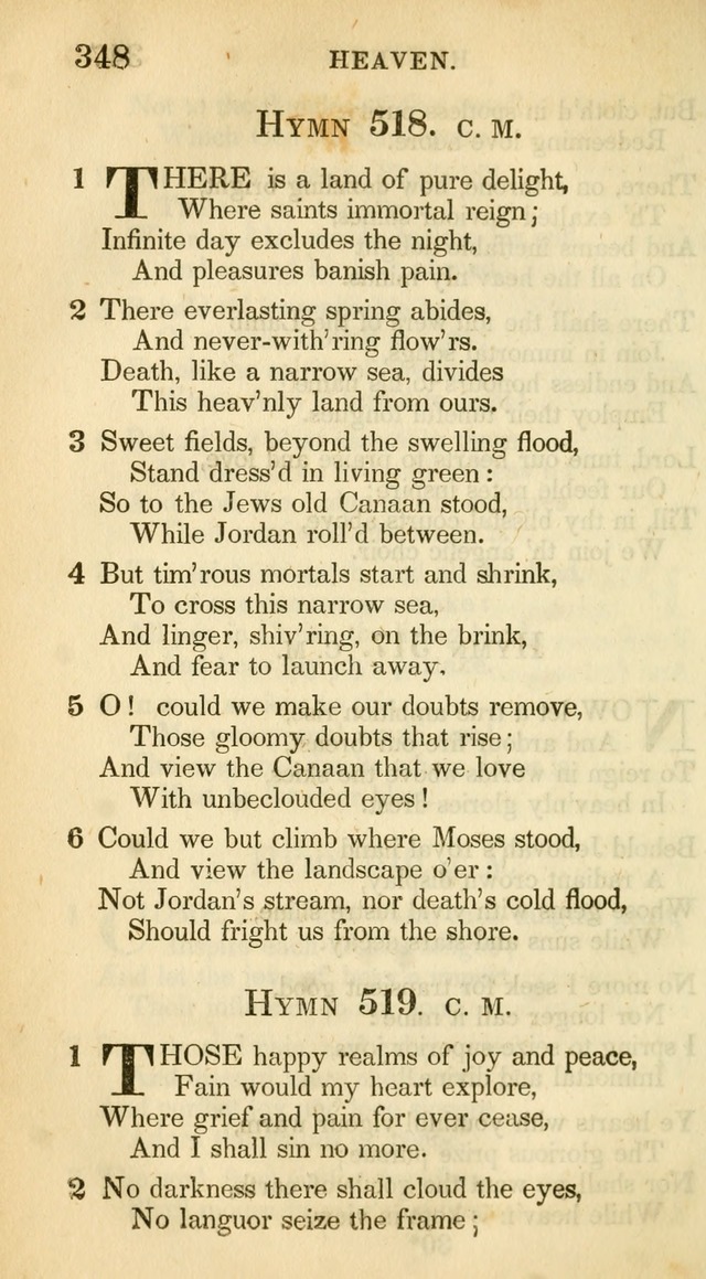 A Collection of Hymns and a Liturgy: for the use of Evangelical Lutheran Churches, to which are added prayers for families and individuals (New and Enl. Stereotype Ed.) page 348