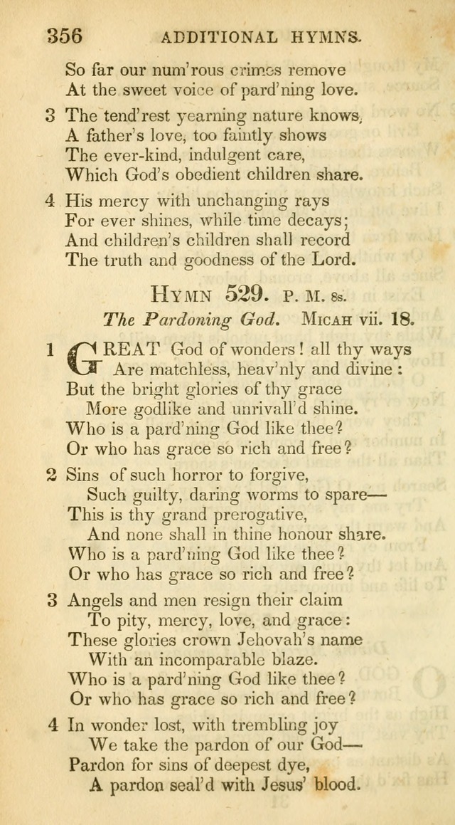 A Collection of Hymns and a Liturgy: for the use of Evangelical Lutheran Churches, to which are added prayers for families and individuals (New and Enl. Stereotype Ed.) page 356