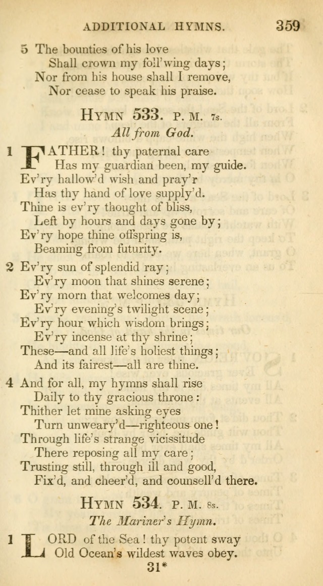 A Collection of Hymns and a Liturgy: for the use of Evangelical Lutheran Churches, to which are added prayers for families and individuals (New and Enl. Stereotype Ed.) page 359