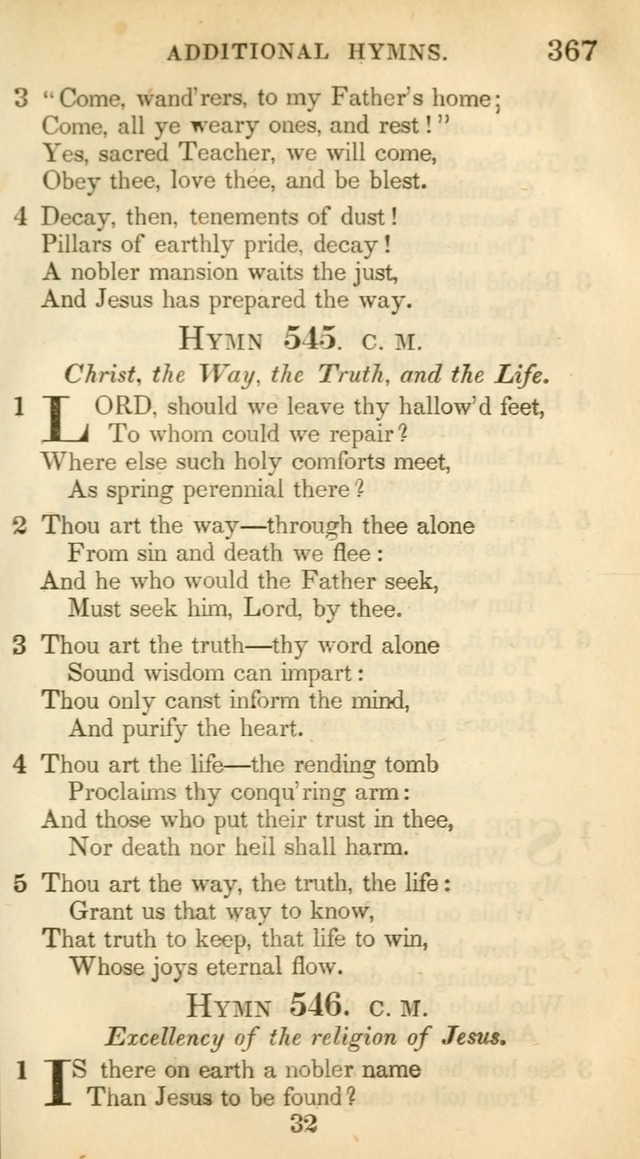 A Collection of Hymns and a Liturgy: for the use of Evangelical Lutheran Churches, to which are added prayers for families and individuals (New and Enl. Stereotype Ed.) page 367