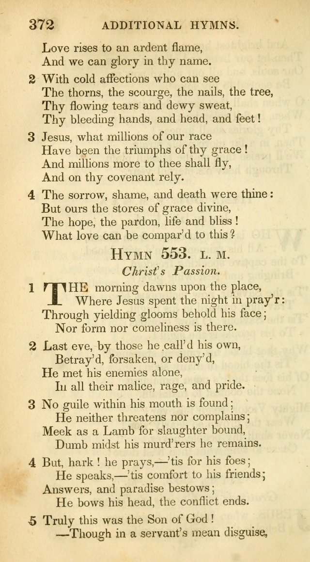 A Collection of Hymns and a Liturgy: for the use of Evangelical Lutheran Churches, to which are added prayers for families and individuals (New and Enl. Stereotype Ed.) page 372