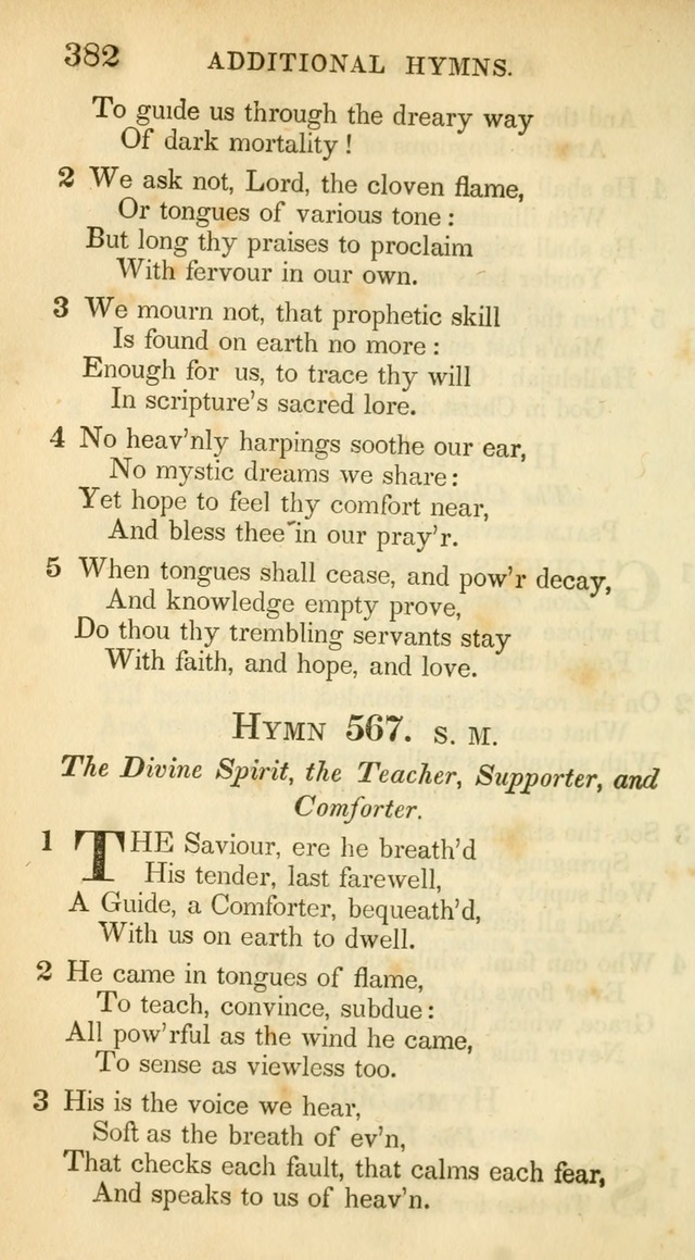 A Collection of Hymns and a Liturgy: for the use of Evangelical Lutheran Churches, to which are added prayers for families and individuals (New and Enl. Stereotype Ed.) page 382