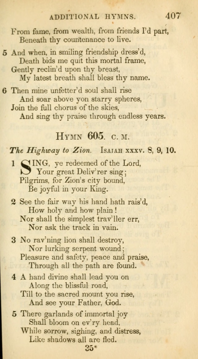 A Collection of Hymns and a Liturgy: for the use of Evangelical Lutheran Churches, to which are added prayers for families and individuals (New and Enl. Stereotype Ed.) page 407