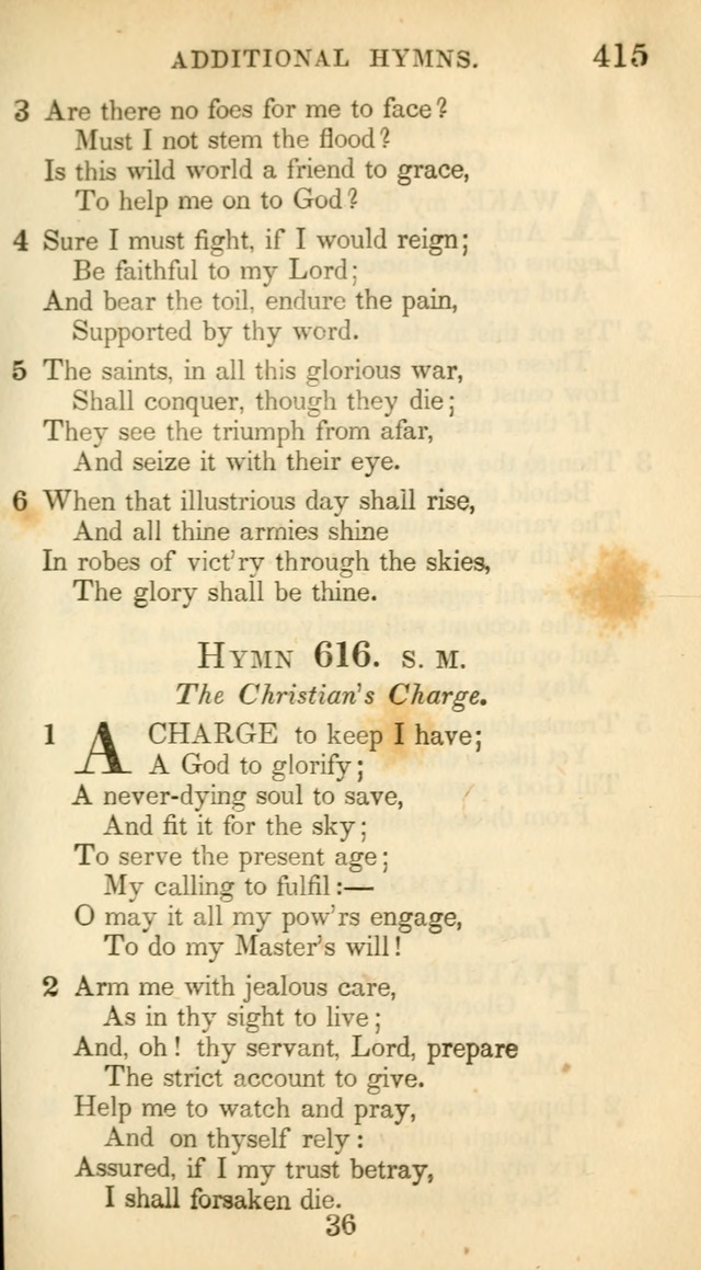 A Collection of Hymns and a Liturgy: for the use of Evangelical Lutheran Churches, to which are added prayers for families and individuals (New and Enl. Stereotype Ed.) page 415