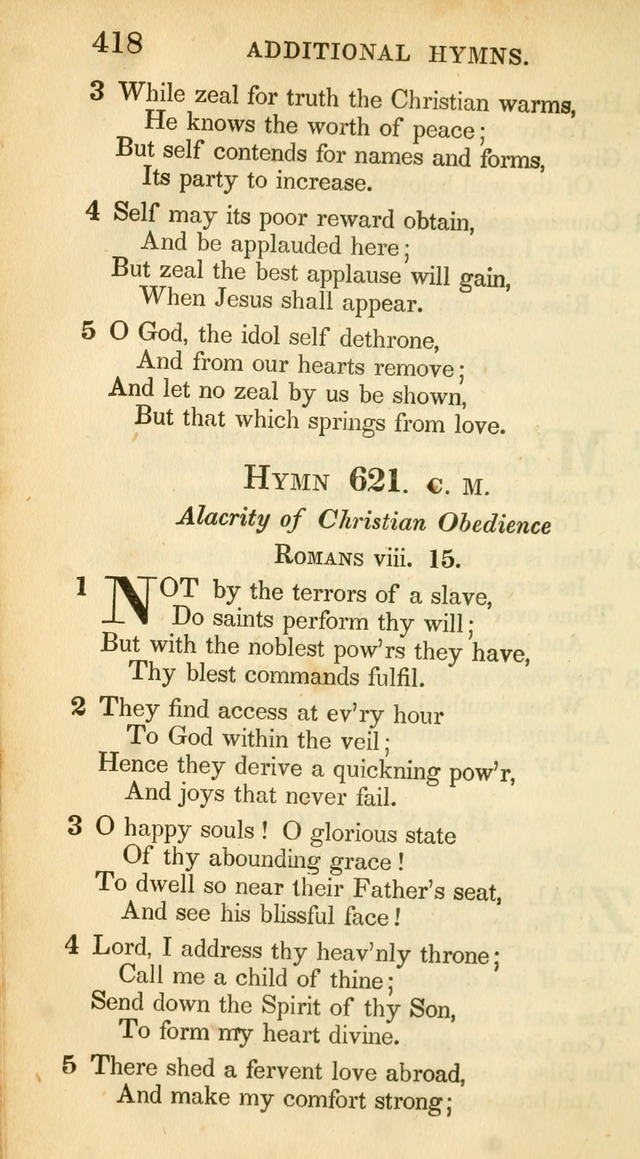 A Collection of Hymns and a Liturgy: for the use of Evangelical Lutheran Churches, to which are added prayers for families and individuals (New and Enl. Stereotype Ed.) page 418