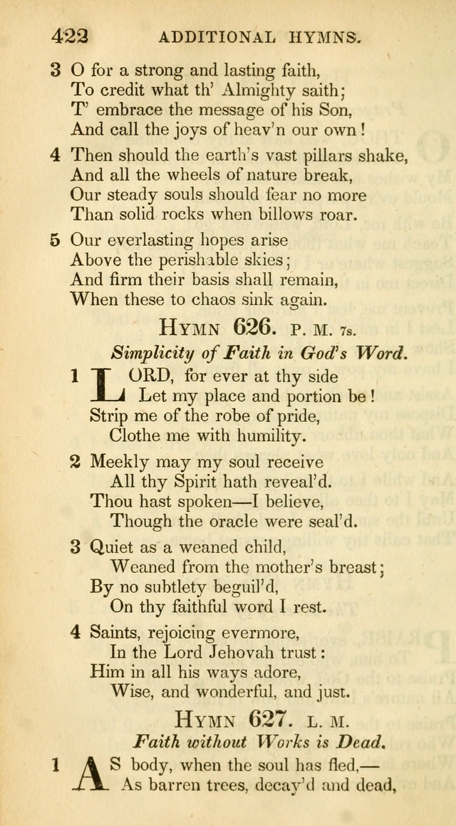 A Collection of Hymns and a Liturgy: for the use of Evangelical Lutheran Churches, to which are added prayers for families and individuals (New and Enl. Stereotype Ed.) page 422