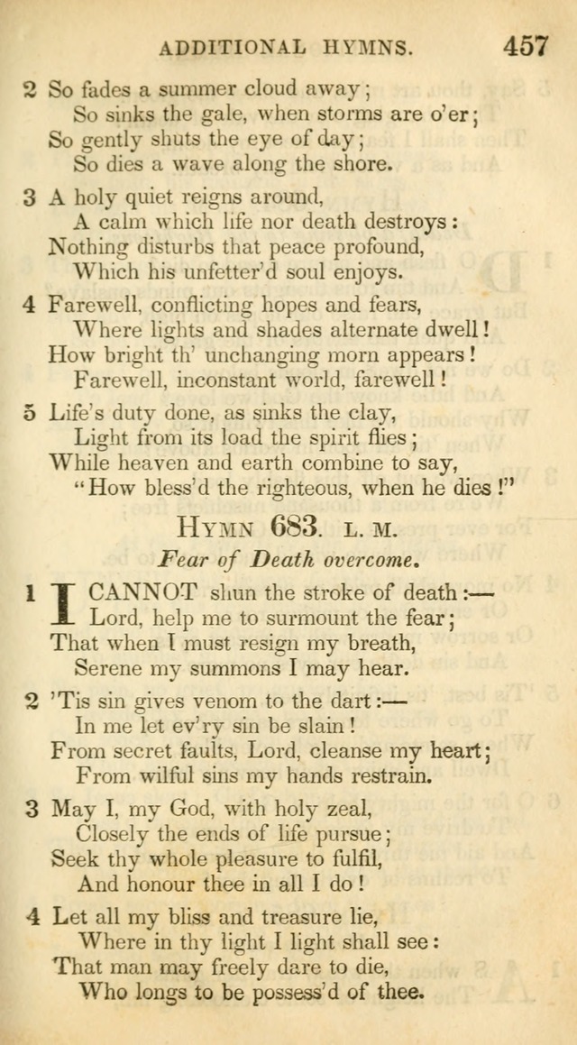 A Collection of Hymns and a Liturgy: for the use of Evangelical Lutheran Churches, to which are added prayers for families and individuals (New and Enl. Stereotype Ed.) page 457