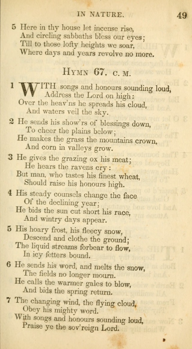 A Collection of Hymns and a Liturgy: for the use of Evangelical Lutheran Churches, to which are added prayers for families and individuals (New and Enl. Stereotype Ed.) page 49