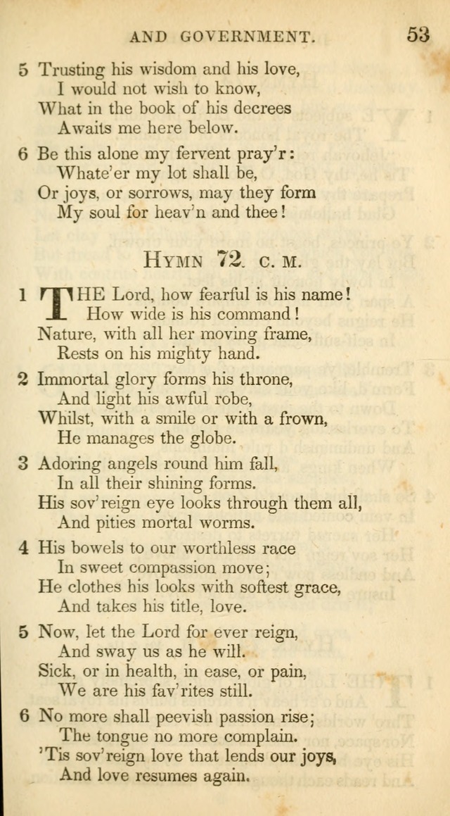 A Collection of Hymns and a Liturgy: for the use of Evangelical Lutheran Churches, to which are added prayers for families and individuals (New and Enl. Stereotype Ed.) page 53