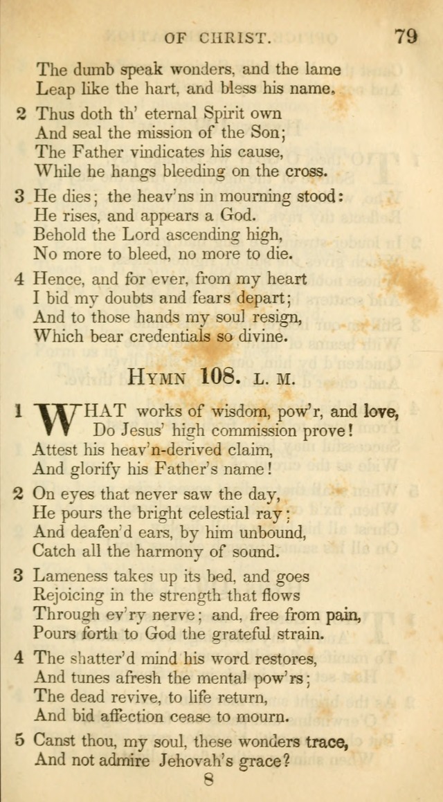 A Collection of Hymns and a Liturgy: for the use of Evangelical Lutheran Churches, to which are added prayers for families and individuals (New and Enl. Stereotype Ed.) page 79