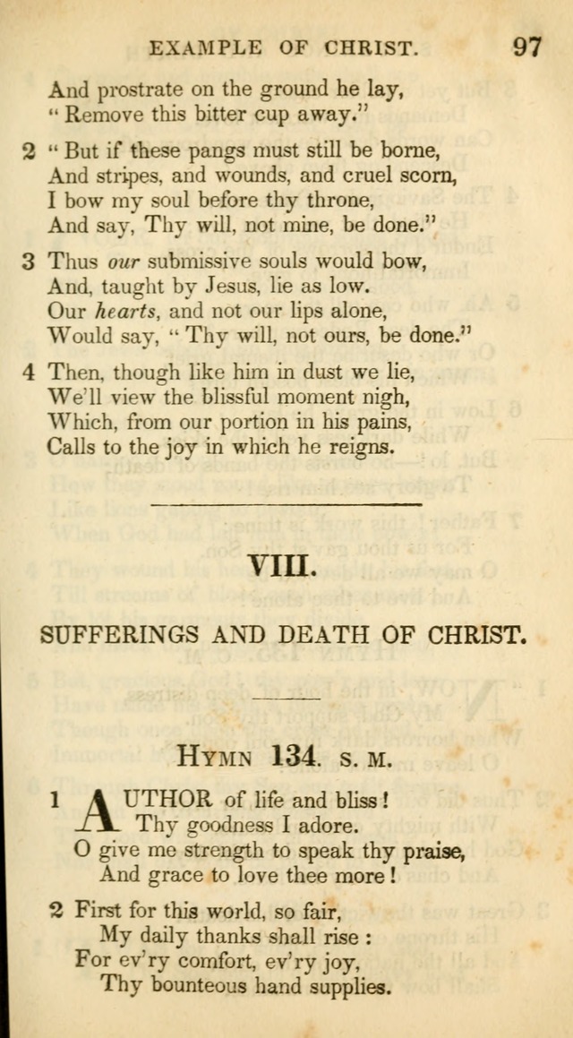 A Collection of Hymns and a Liturgy: for the use of Evangelical Lutheran Churches, to which are added prayers for families and individuals (New and Enl. Stereotype Ed.) page 97