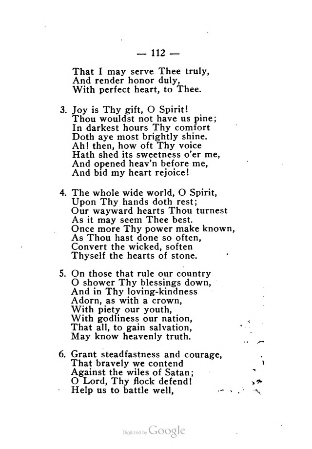 Church Hymnal for Lutheran Services page 107