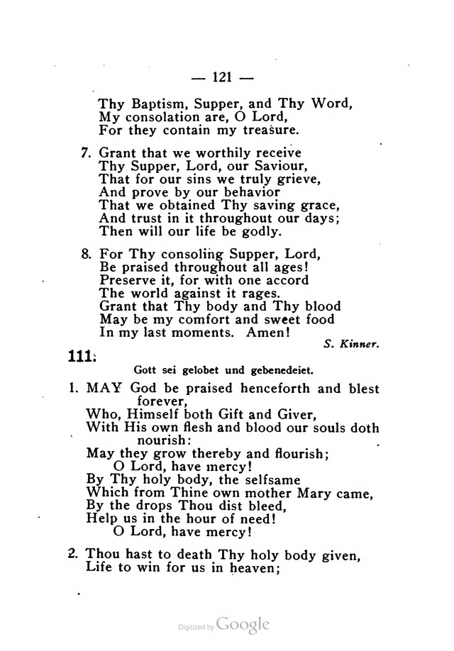 Church Hymnal for Lutheran Services page 116