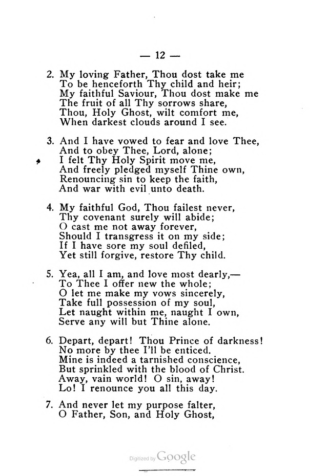 Church Hymnal for Lutheran Services page 7