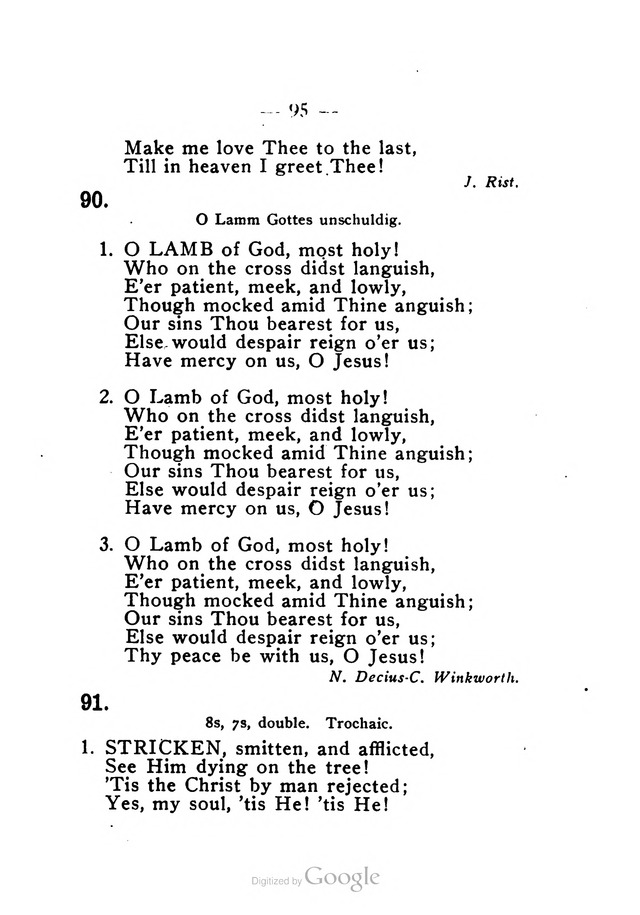 Church Hymnal for Lutheran Services page 90