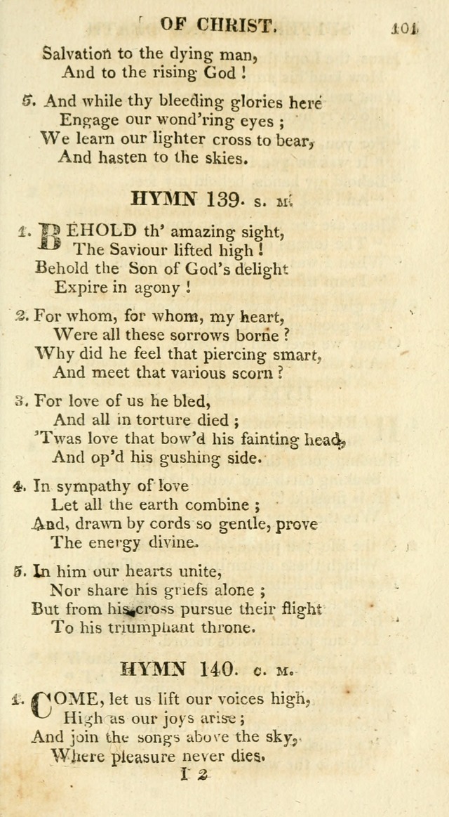 A Collection of Hymns and a Liturgy for the Use of Evangelical Lutheran Churches: to which are added prayers for families and individuals page 101