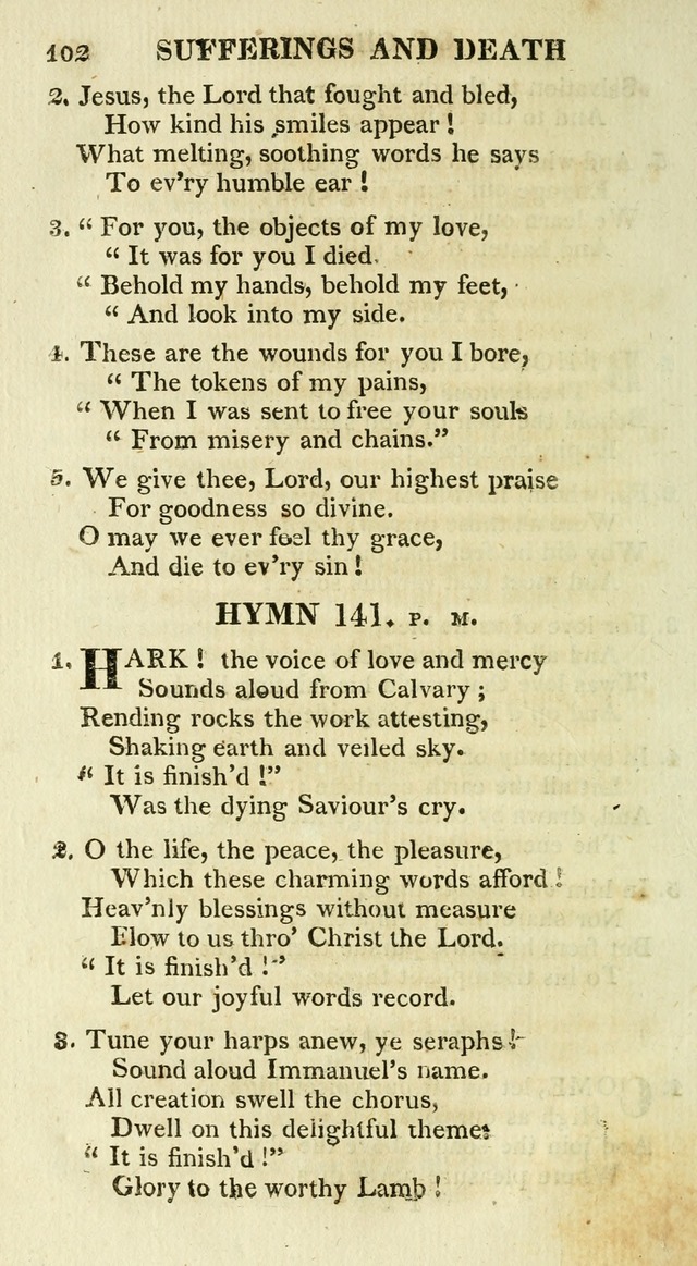 A Collection of Hymns and a Liturgy for the Use of Evangelical Lutheran Churches: to which are added prayers for families and individuals page 102