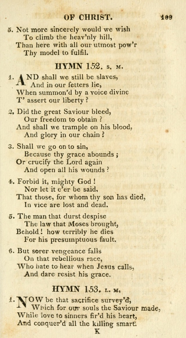 A Collection of Hymns and a Liturgy for the Use of Evangelical Lutheran Churches: to which are added prayers for families and individuals page 109