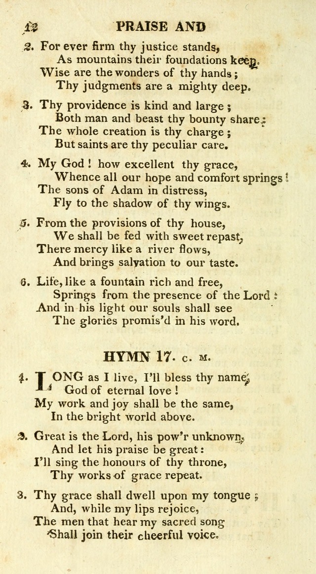 A Collection of Hymns and a Liturgy for the Use of Evangelical Lutheran Churches: to which are added prayers for families and individuals page 12