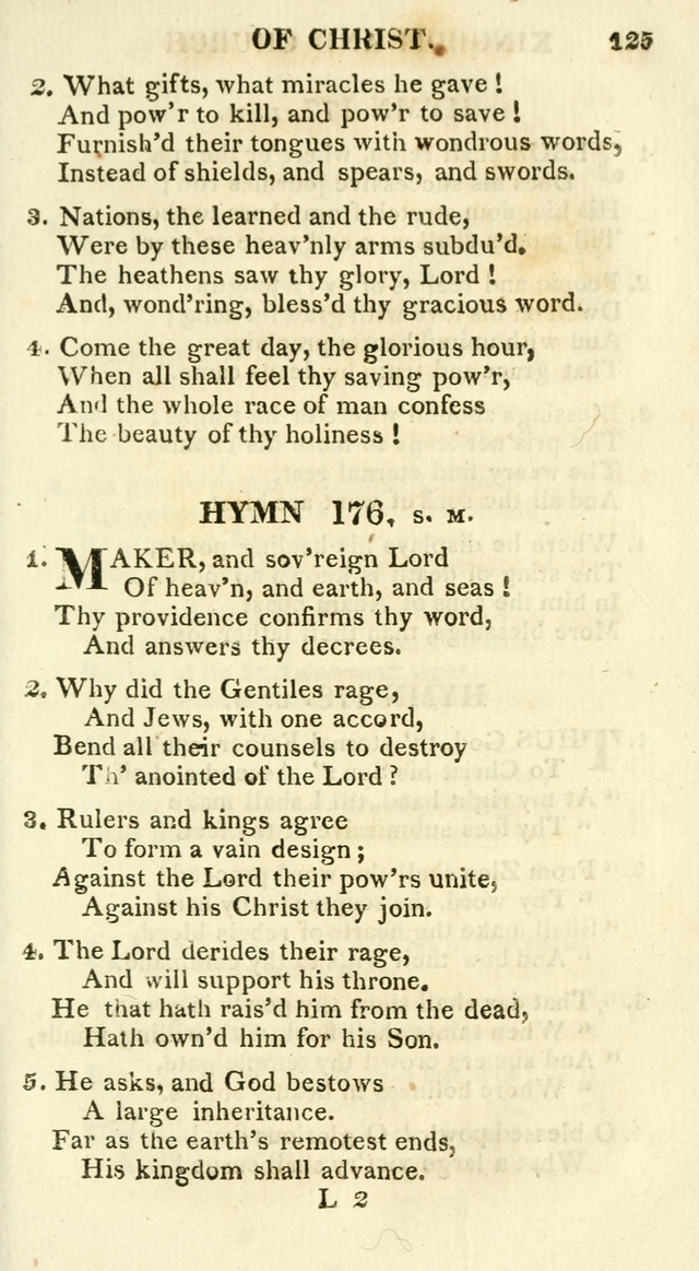 A Collection of Hymns and a Liturgy for the Use of Evangelical Lutheran Churches: to which are added prayers for families and individuals page 125