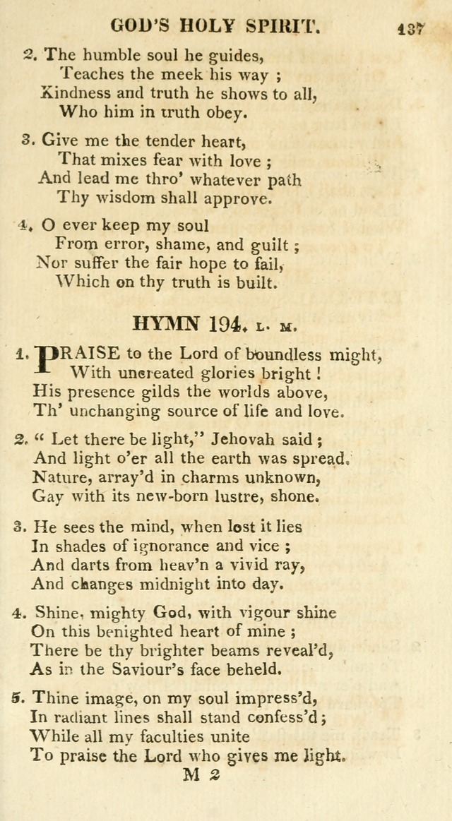 A Collection of Hymns and a Liturgy for the Use of Evangelical Lutheran Churches: to which are added prayers for families and individuals page 137