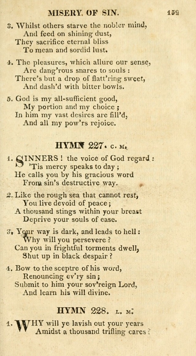 A Collection of Hymns and a Liturgy for the Use of Evangelical Lutheran Churches: to which are added prayers for families and individuals page 159