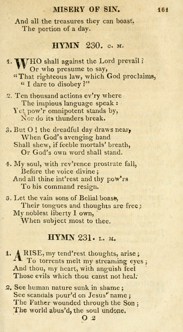 A Collection of Hymns and a Liturgy for the Use of Evangelical Lutheran Churches: to which are added prayers for families and individuals page 161