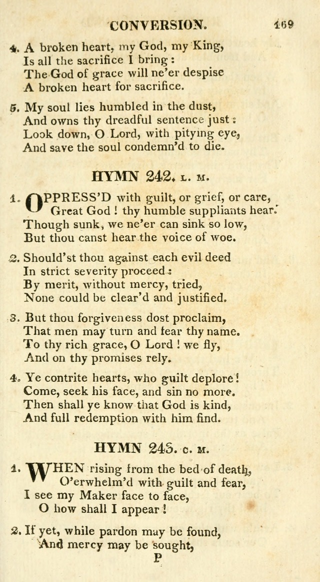 A Collection of Hymns and a Liturgy for the Use of Evangelical Lutheran Churches: to which are added prayers for families and individuals page 169