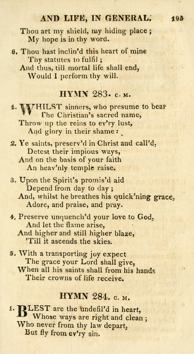 A Collection of Hymns and a Liturgy for the Use of Evangelical Lutheran Churches: to which are added prayers for families and individuals page 195