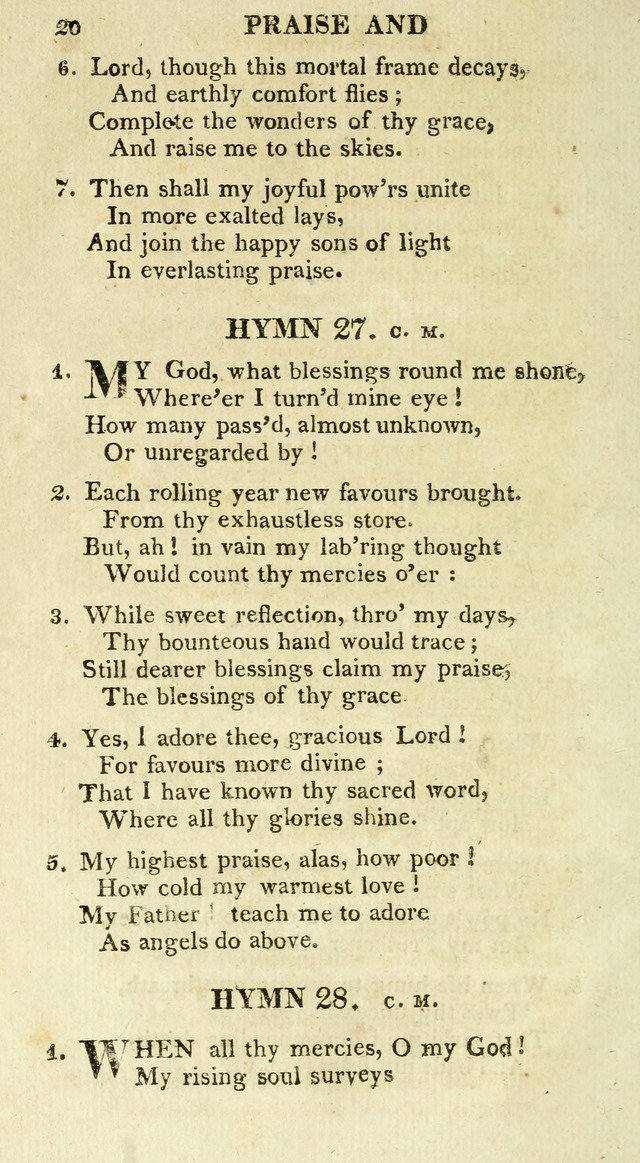 A Collection of Hymns and a Liturgy for the Use of Evangelical Lutheran Churches: to which are added prayers for families and individuals page 20