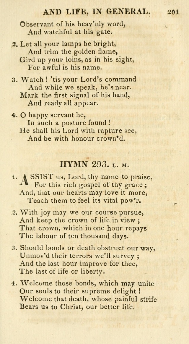 A Collection of Hymns and a Liturgy for the Use of Evangelical Lutheran Churches: to which are added prayers for families and individuals page 201