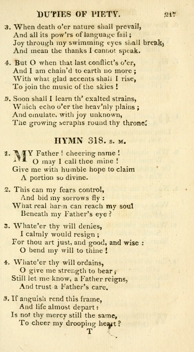 A Collection of Hymns and a Liturgy for the Use of Evangelical Lutheran Churches: to which are added prayers for families and individuals page 217