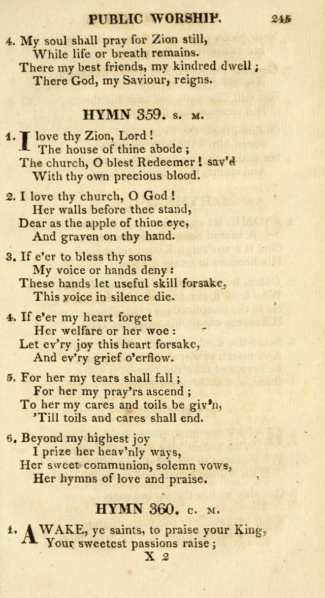 A Collection of Hymns and a Liturgy for the Use of Evangelical Lutheran Churches: to which are added prayers for families and individuals page 245