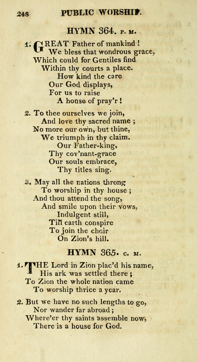 A Collection of Hymns and a Liturgy for the Use of Evangelical Lutheran Churches: to which are added prayers for families and individuals page 248