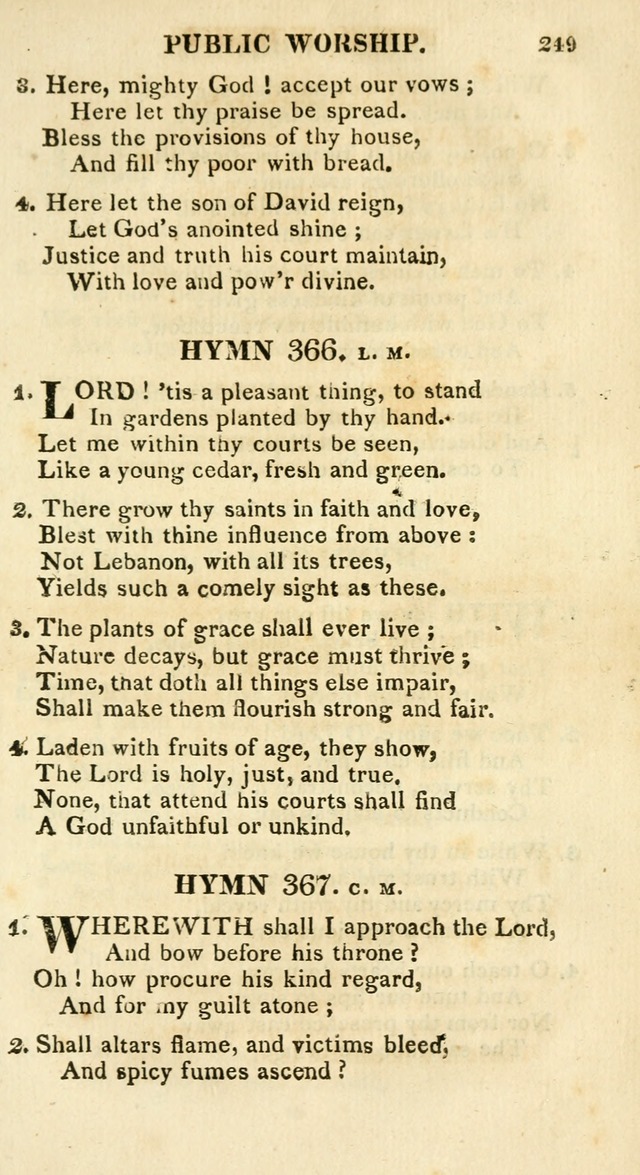 A Collection of Hymns and a Liturgy for the Use of Evangelical Lutheran Churches: to which are added prayers for families and individuals page 249