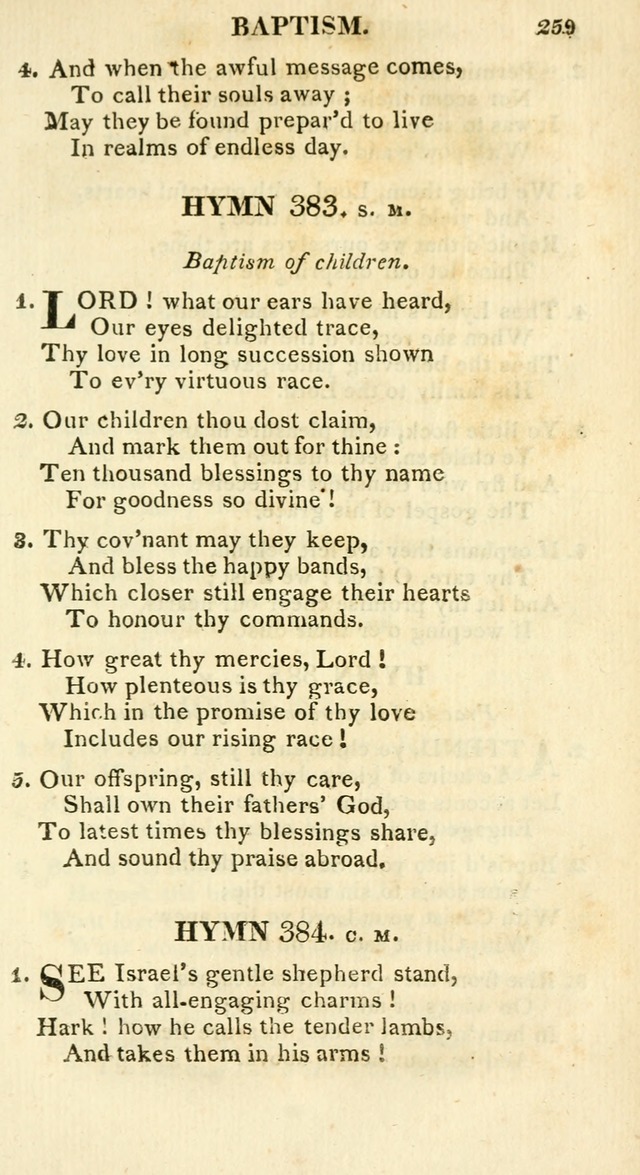 A Collection of Hymns and a Liturgy for the Use of Evangelical Lutheran Churches: to which are added prayers for families and individuals page 259