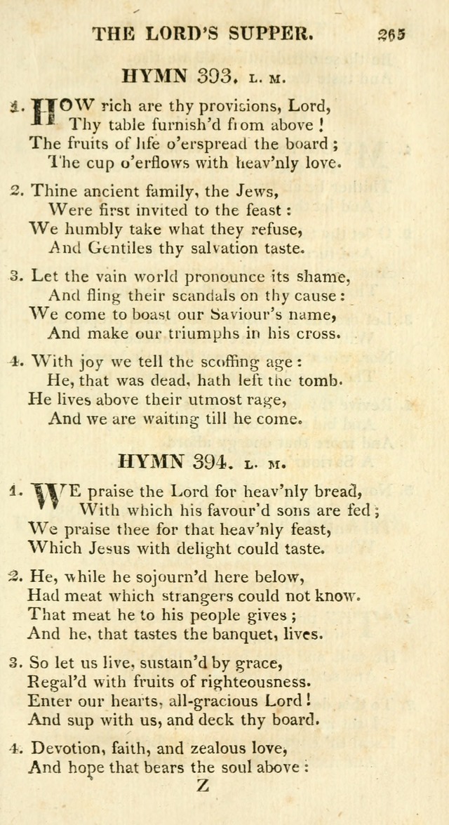 A Collection of Hymns and a Liturgy for the Use of Evangelical Lutheran Churches: to which are added prayers for families and individuals page 265